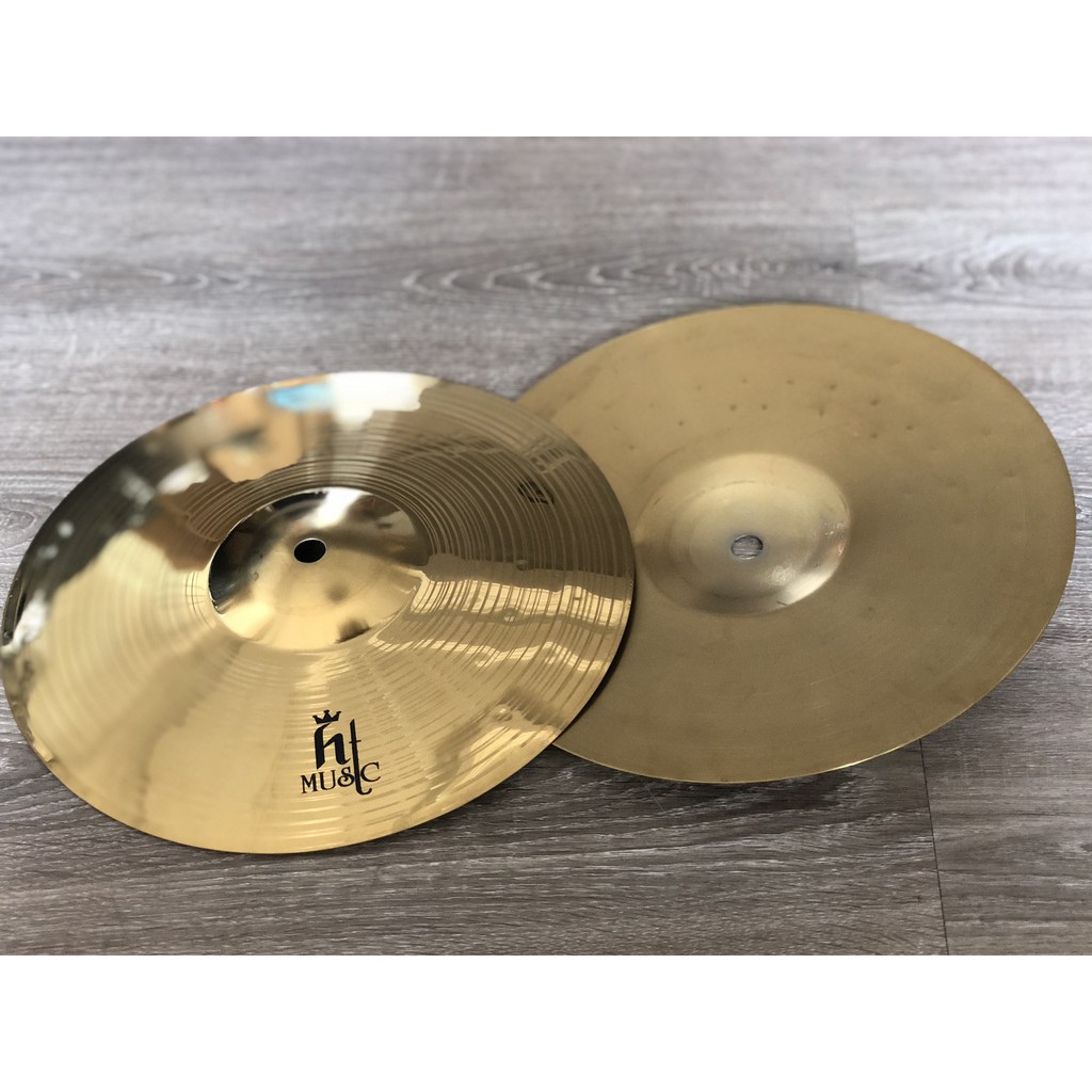 Lá Cymbal HT music 10 inch chơi trống cajon, trống jazz