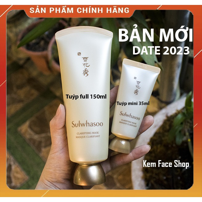 [BẢN MỚI ] Mặt Nạ Mask Lột sáng mịn da Tẩy Tế Bào Chết và mụn cám Sulwhasoo 35ml