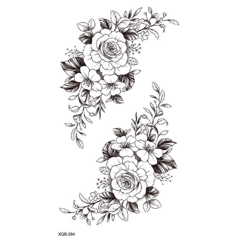 Miếng Dán Hình Xăm Tạm Thời Chống Thấm Nước Lâu Trôi Đến 2 Tuần ;210MM×115MM