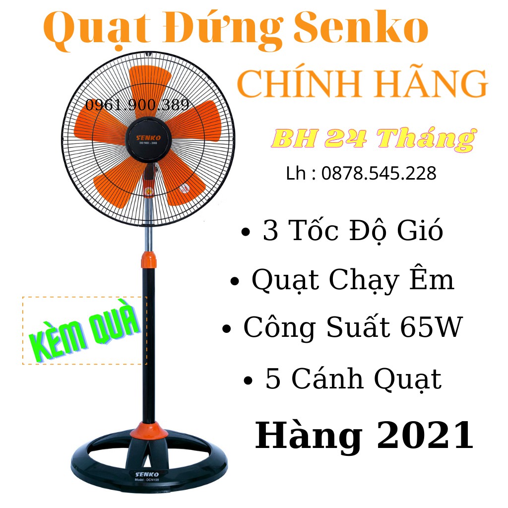 Quạt Senko DCN1806 Giá Rẻ-Quạt Cậy Công nghiệp Quạt Đứng Senko Chính Hãng-BH 24 Tháng