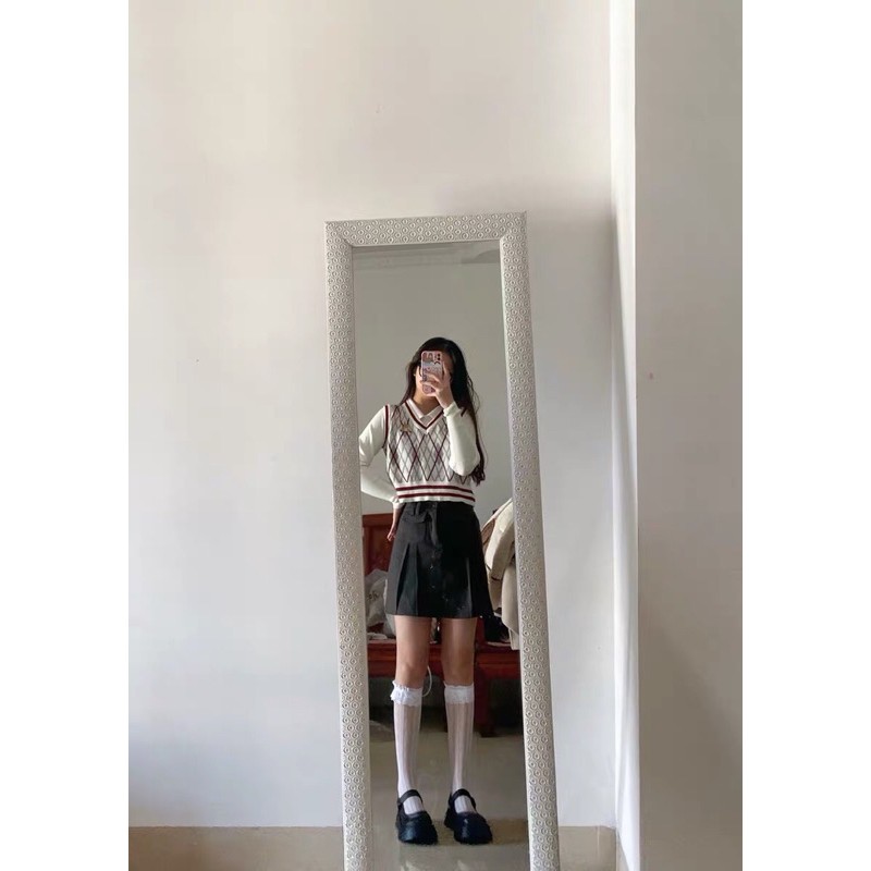 Giày Mary Jane Bít Mũi Đế Bằng Kiểu Dáng Đơn Giản Phong Cách Hàn Quốc | BigBuy360 - bigbuy360.vn