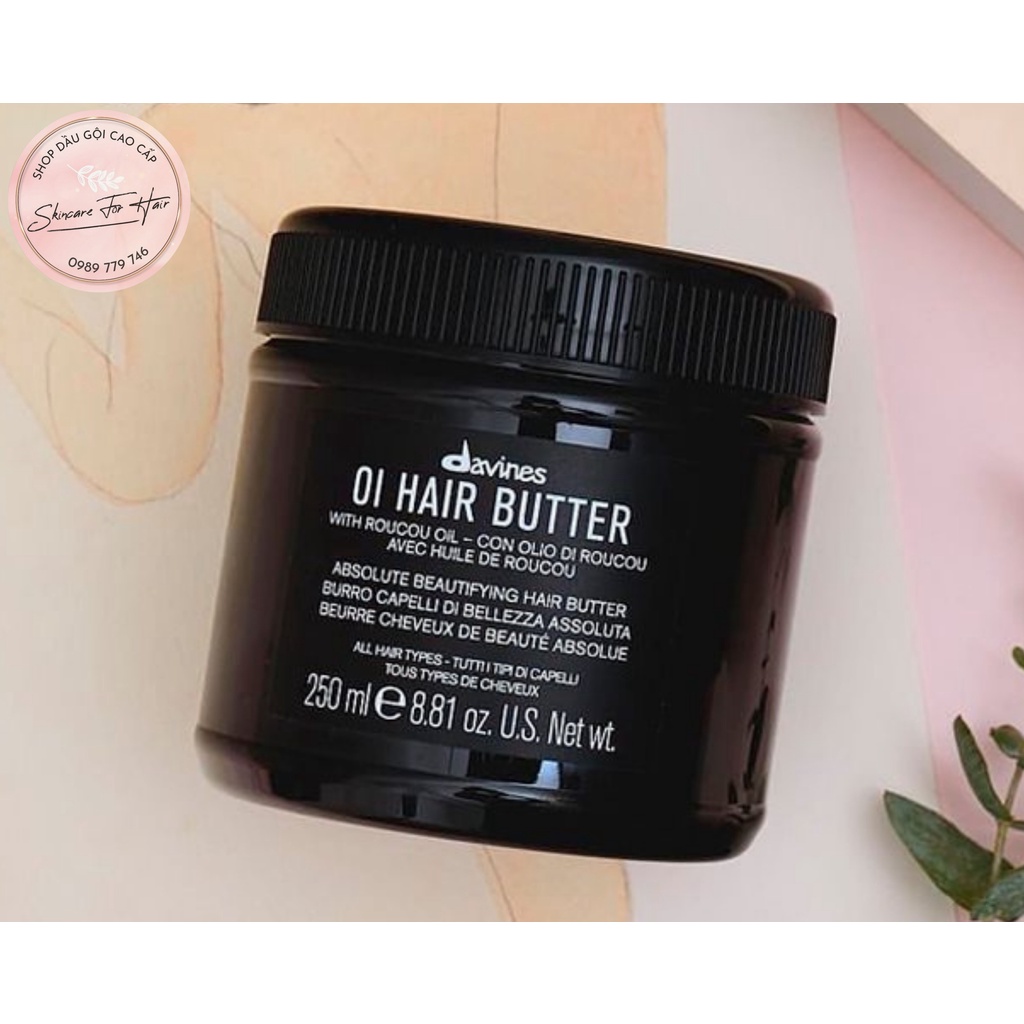 Kem ủ tóc Davines OI Hair Butter dung tích 250ml dành cho mọi loại tóc