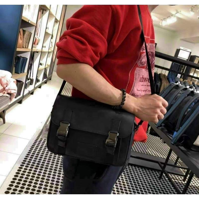 Túi công sở Coach for men da thật siêu sang