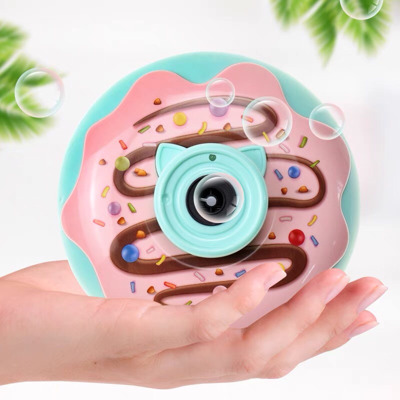 Đồ Chơi Máy Ảnh Bắn Bóng Bóng Hình Bánh Kem Siêu Dễ Thương Cho Bé