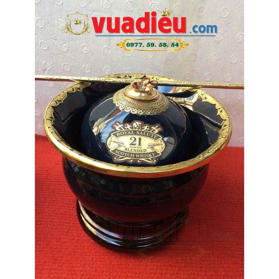Bộ chế từ chai chiva s dáng cao thủ công mỹ nghệ