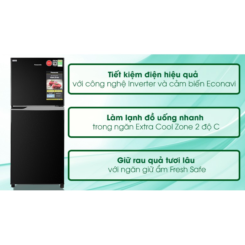 Tủ lạnh Panasonic Inverter 234 lít NR-BL263PKVN (Miễn phí giao tại HCM-ngoài tỉnh liên hệ shop)