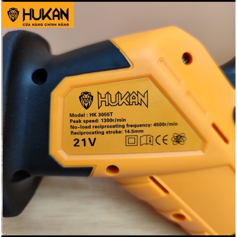Thân máy cưa kiếm HUKAN HK-3055T sử dụng pin phổ thông giá siêu rẻ