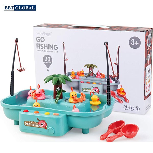 Đồ chơi câu cá, câu vịt cho bé nhiều chi tiết có nhạc BBT GLOBAL