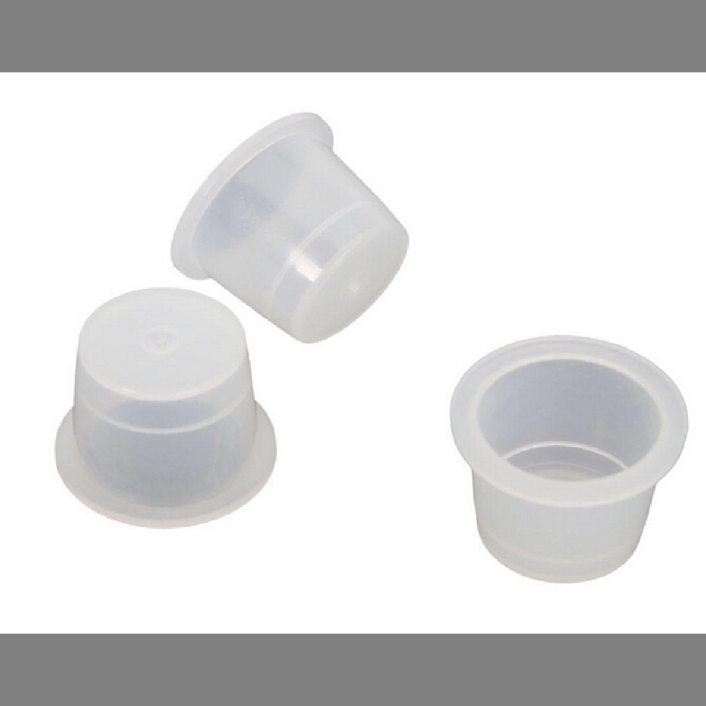 Set 100 Cốc Đựng Mực Xăm Bằng Nhựa Cỡ Vừa Tiện Dụng 11