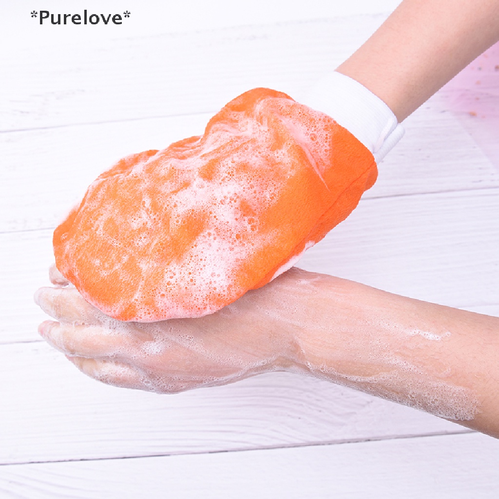 1 Găng Tay Tắm Tẩy Tế Bào Chết Mát Xa Cơ Thể Tiện Dụng