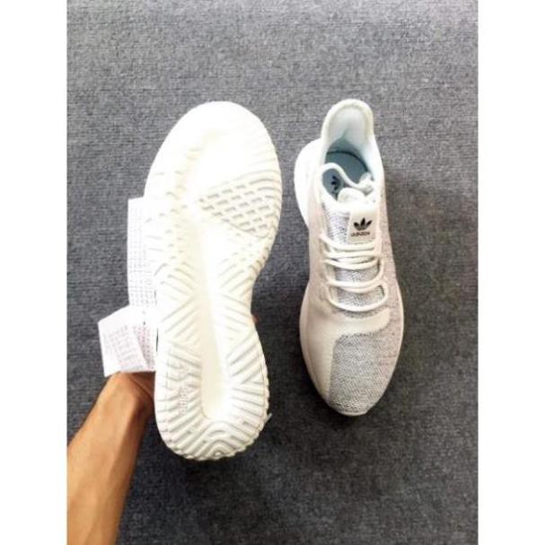 Hot [Sale 3/3]Giày Tubular Shadow trắng xám [Sẵn Hàng] . ⋆ Hè