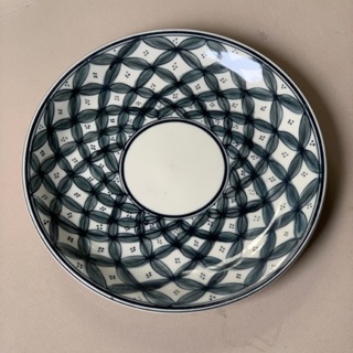 đĩa vẽ hoa chanh đk 15cm gốm sứ Bát Tràng cao cấp