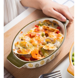 KHAY NƯỚNG SỨ HỌA TIẾT