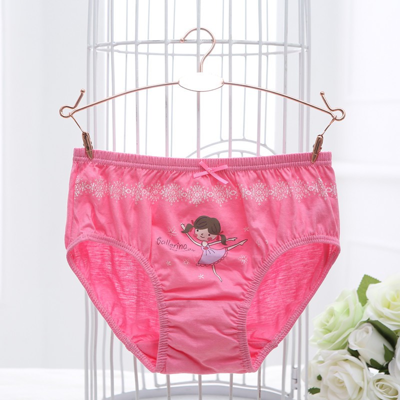 Set 5 quần xì trẻ em Hàn Quốc 100% vải cotton thoáng mát, an toàn cho sức khỏe mẫu Ballerina Vũ Công dành cho bé gái