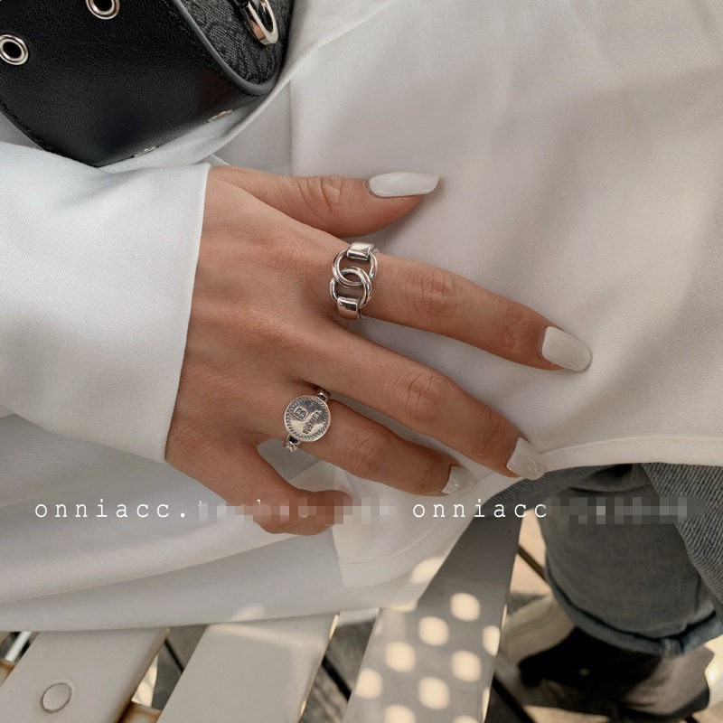 Nhẫn Đôi Cá Tính Phong Cách Hàn Quốc B858