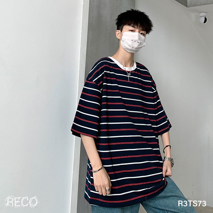 Áo thun, phông nam Hàn Quốc cao cấp dáng rộng tay lỡ T-Shirt Loose R3TS73 Unisex
