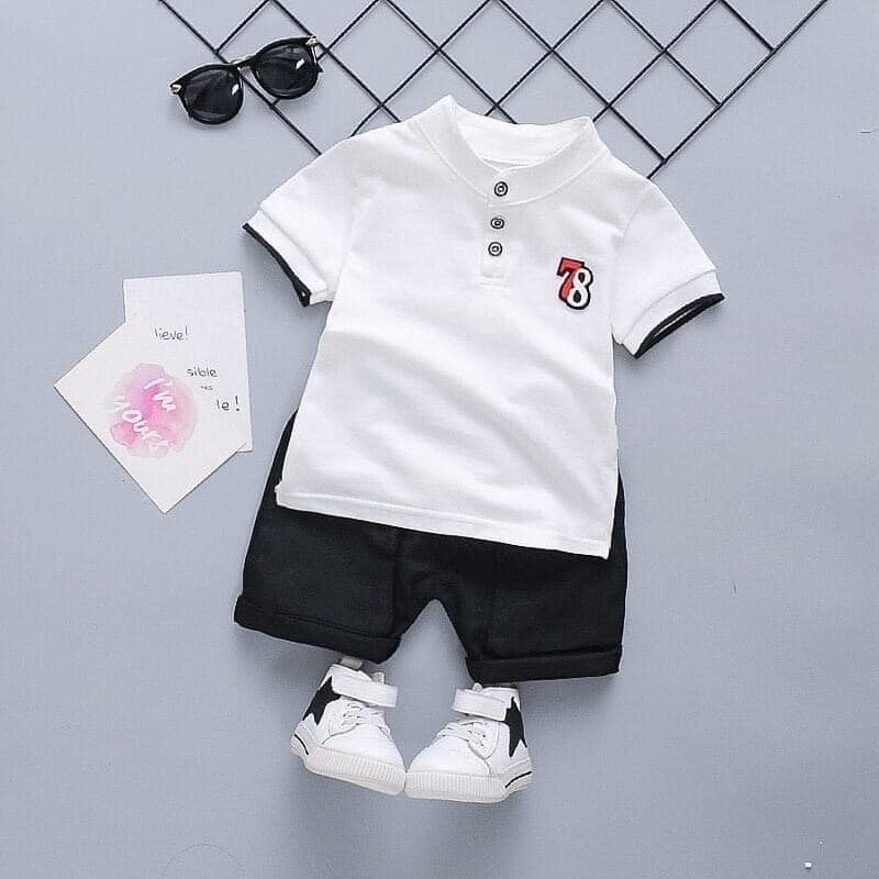 Bộ Đồ Bé Trai.Bộ Quân Aó Bé Trai.Bộ Thun Cho Bé Trai Chất Cotton Thêu Số 78