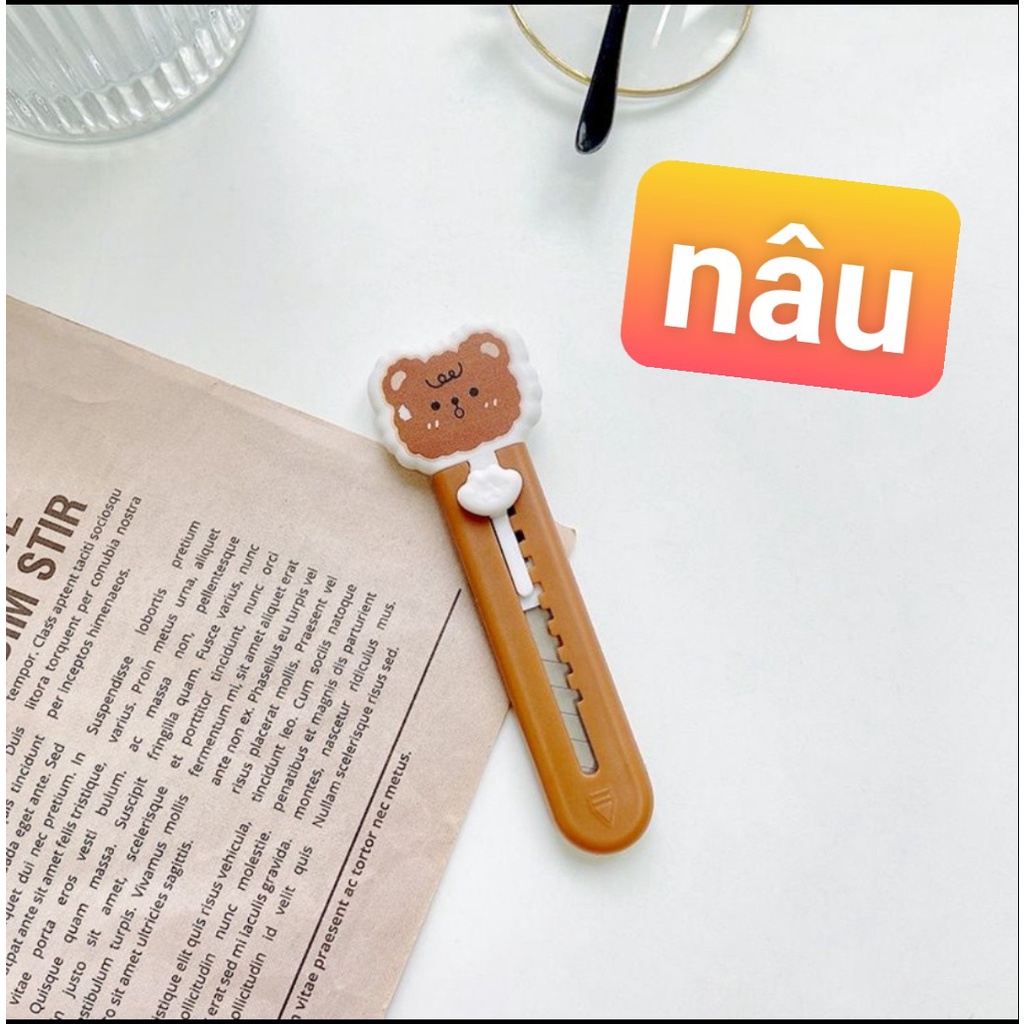 Dao rọc giấy hình GẤU dễ thương