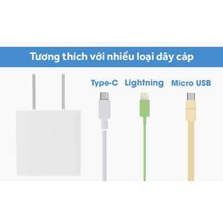 Adapter sạc 1A xmobile TS - C058s trắng
