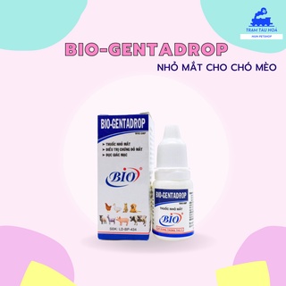 Chai nhỏ mắt Bio Gentadrop cho chó mèo 10ml