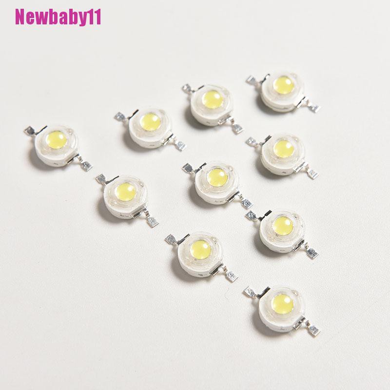 [BABY11] 10 Chiếc Đèn LED SMD Trắng Tinh Khiết 1W