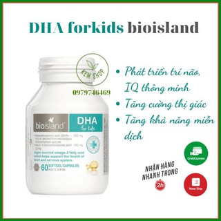 [HÀNG CHÍNH HÃNG] Viên Kẹo Dha cho bé của Úc biosland 60 Viên
