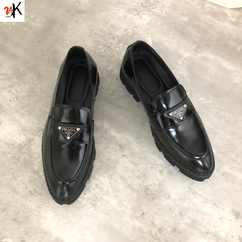 Giày lười nam, giày lười nam da bò, Giày lười công sở nam, Giày tây nam, Giày lười nam tăng cao 6CM