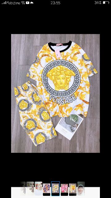 Đồ bộ thun lạnh 3D nữ mặc ở nhà từ 42-52kg | BigBuy360 - bigbuy360.vn