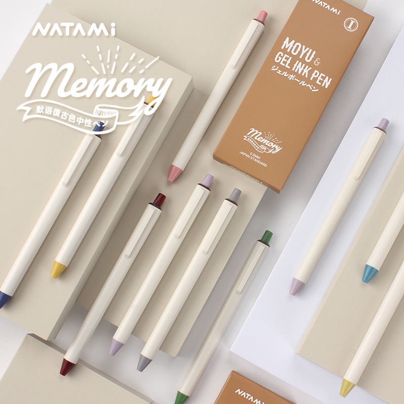 Natami Moyu Bút mực gel màu cổ điển 0,5mm
