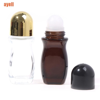 (Hàng Mới Về) Lọ Thủy Tinh Rỗng Màu Hổ Phách Dung Tích 50ml
