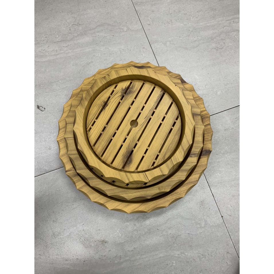 Khay nhựa giả gỗ - Khay sashimi nhật