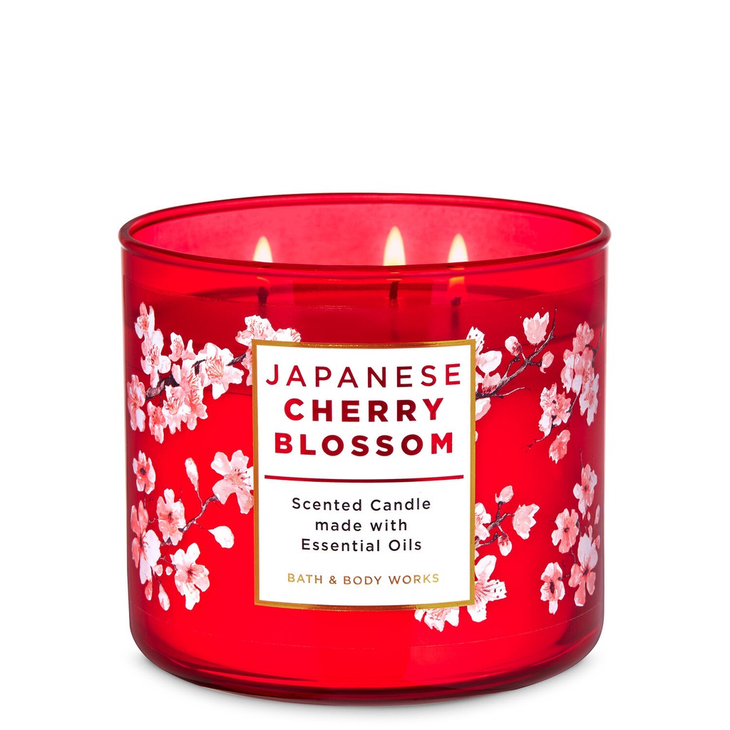 [Đủ Mùi] Nến Thơm Japanese Cherry Blossom Bath and Body Works (411g)