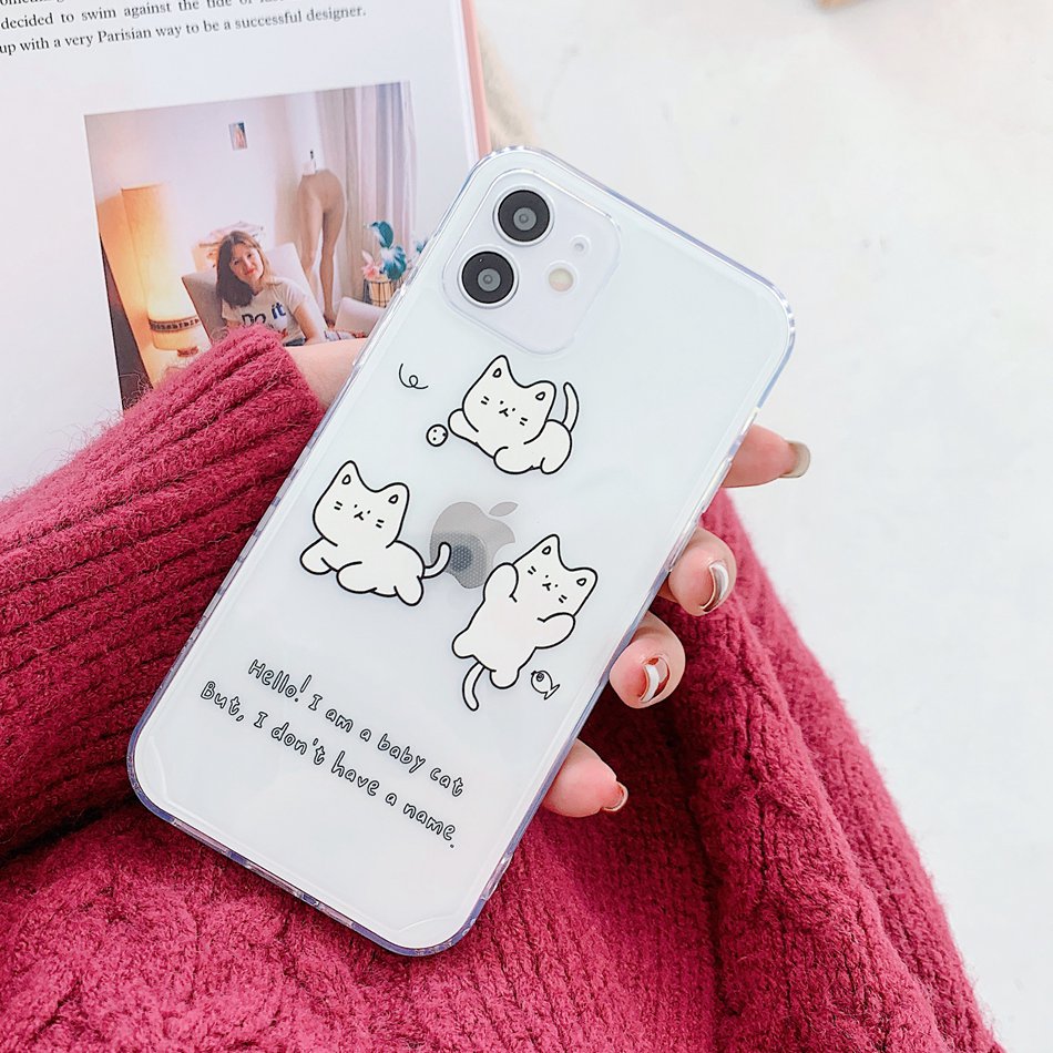 Ốp điện thoại họa tiết hoạt hình dễ thương cho Iphone 11 12 Pro 12pro Max 12mini 7 8 Plus X Xs Max Xr | BigBuy360 - bigbuy360.vn