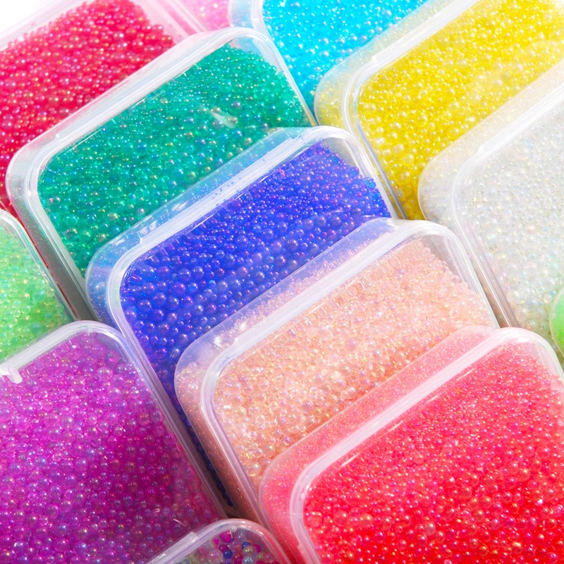 Hạt cườm hình giọt nước bằng nhựa resin UV thần kỳ 1mm đến 3mm