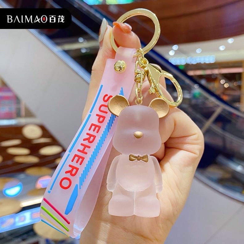 Móc Khóa Gấu BEARRICK Hàn Quốc Hoạt Hình Dễ Thương Đủ Màu Sắc Hot Trend