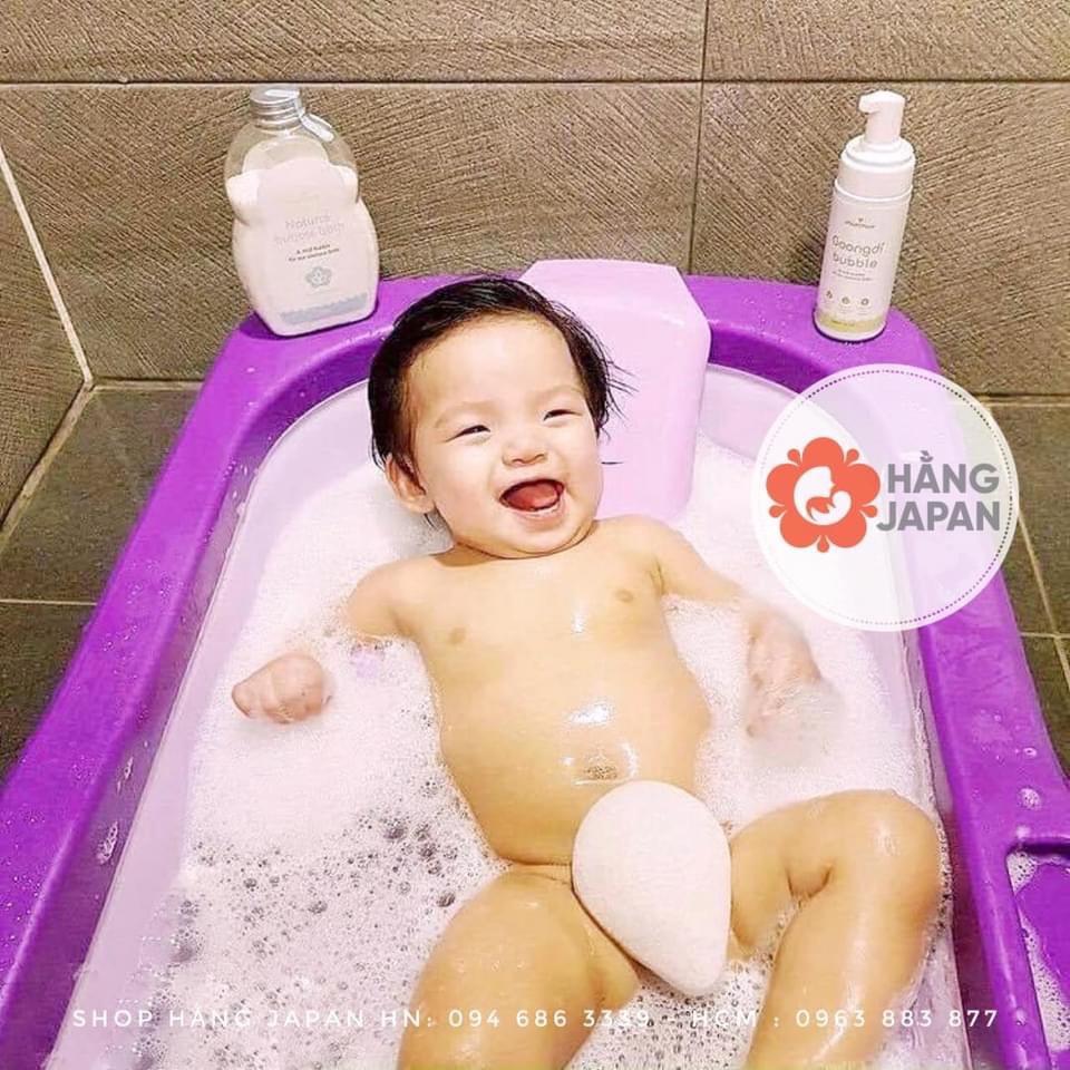 Bông tắm hữu cơ MEEBEE MURMUR Hàn Quốc siêu mềm mại cho bé làm từ bọt biển Konnyaku hàng chính hãng
