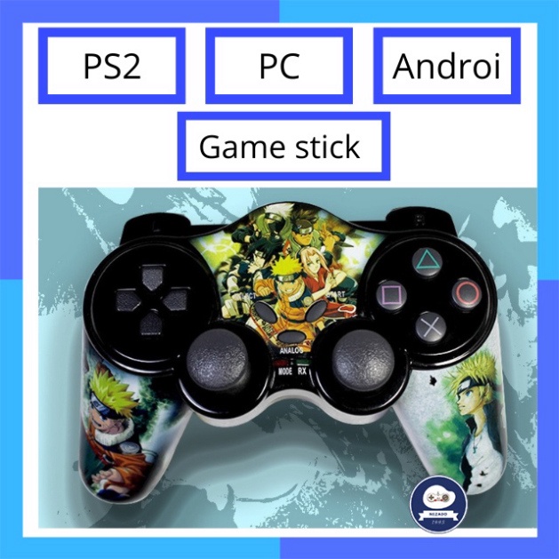 Tay cầm điều khiển không dây cho máy chơi game PS2 game stick máy tính androi ps1 (1 đôi 2 chiếc) MG09