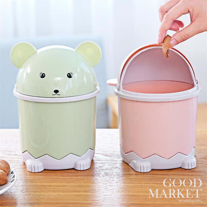 Thùng Rác Để Bàn Hình Vỏ Sò Hoạt Hình Dễ Thương