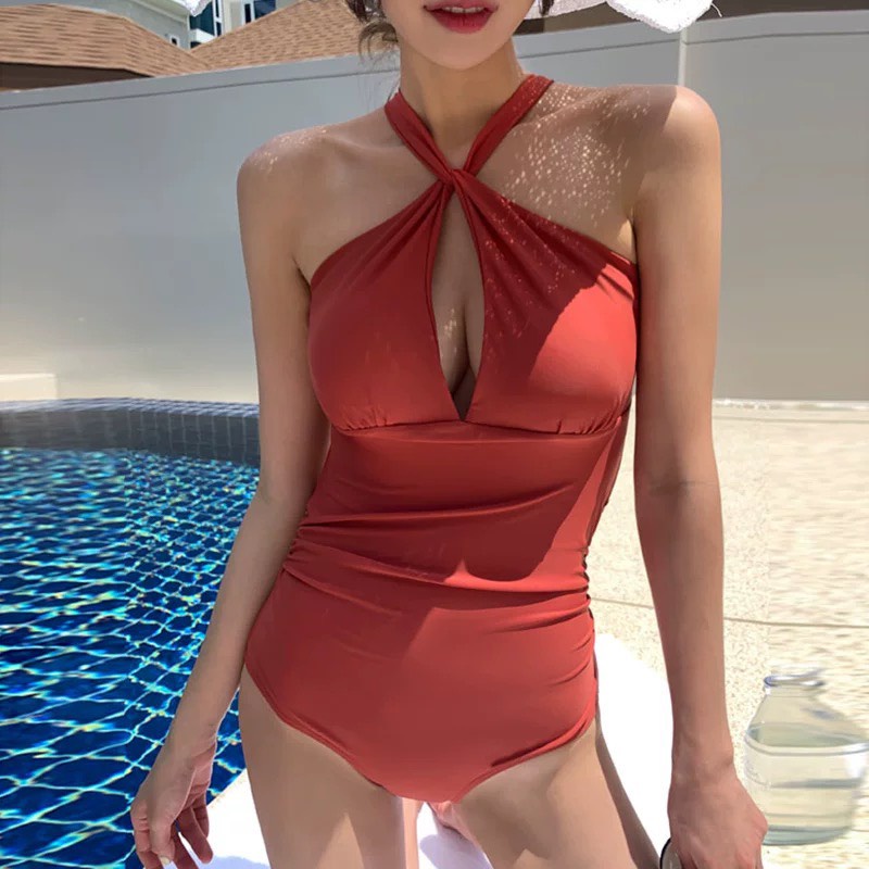 Đồ bơi nữ liền thân một mảnh, Bikini tôn dáng Ulzzang Hàn Quốc CiCi