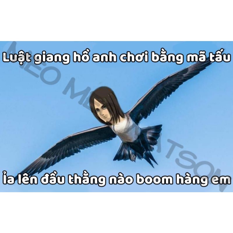 50 chiếc Sticker Đàm nanami, gộ trọc, Nanami chiên nửa con, Eren bồ câu,....In theo yêu cầu-Đọc kĩ mô tả