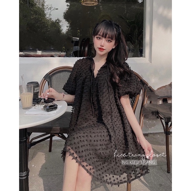 [CANDY TOP] ÁO VÁY BABYDOLL BÔNG NỔI