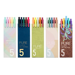 5 Bút Gel Winzige 0.5mm Màu KACO Macaron Phong Cách Morandi Cổ Điển Cho Học Sinh