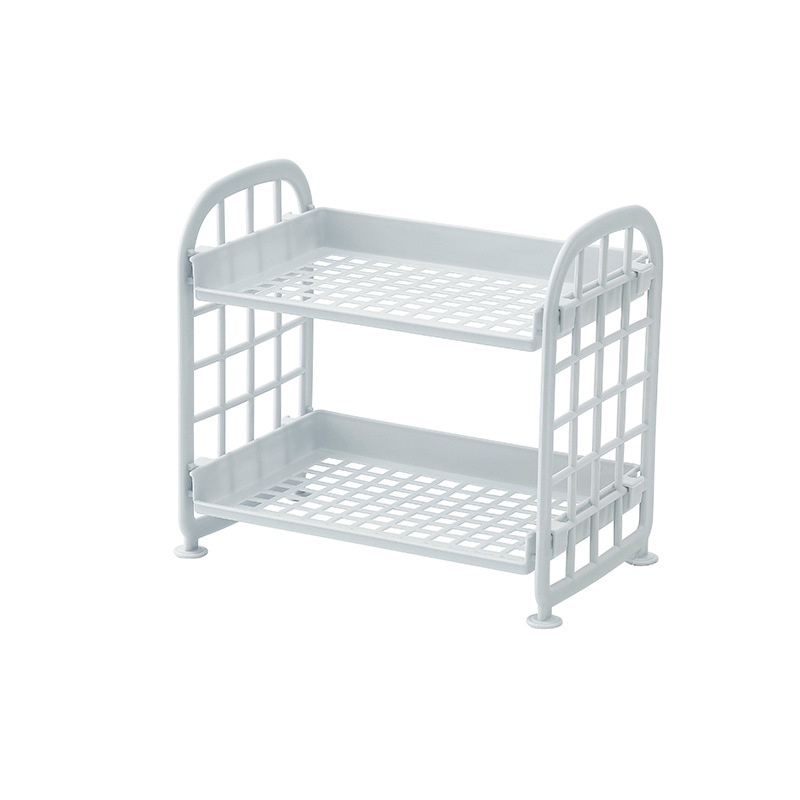 Kệ nhựa để đồ 2 tầng - Đựng đồ đa năng siêu xinh xắn để bàn học