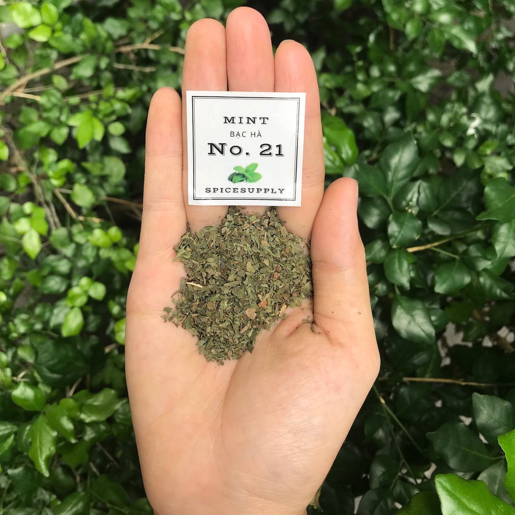 500g Peppermint Mint - Bạc hà sấy nhập khẩu làm trà bánh peppermint 25g 100g