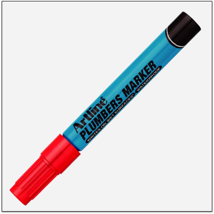 Bút lông chống nước Artline EKPR-PLM - Màu đỏ (Red)