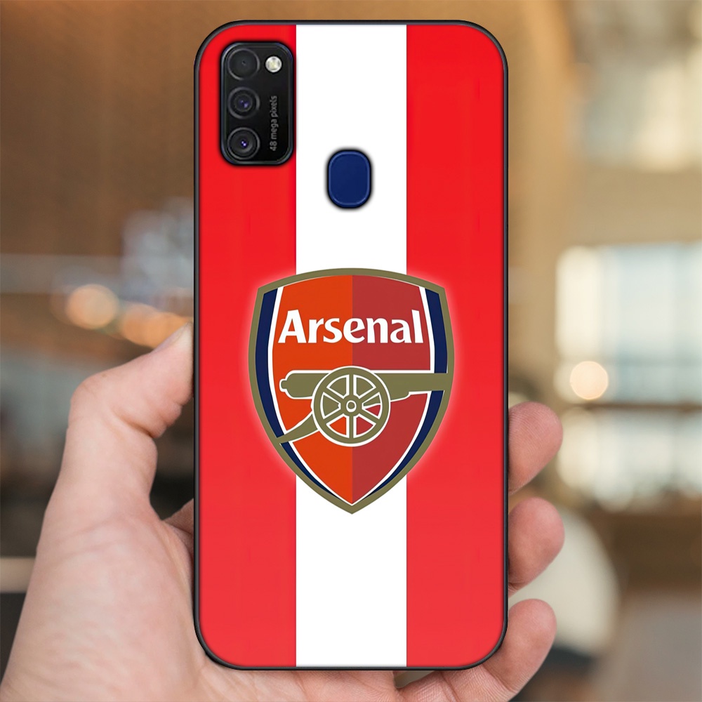 Ốp lưng Samsung M21, M30S viền đen in hình Arsenal FC