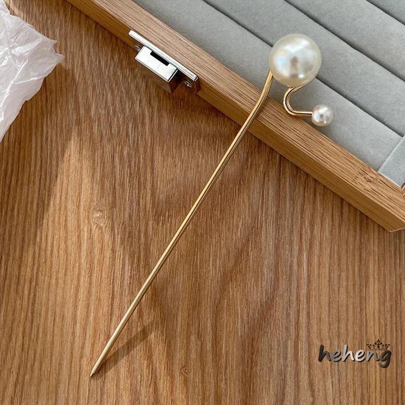 Trâm Cài Tóc Hợp Kim Đính Ngọc Trai Phong Cách Trung Hoa Cổ Điển Cho Cô Dâu