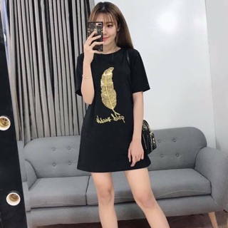 Váy hình chiếc lá còn 1c đen sale nốt