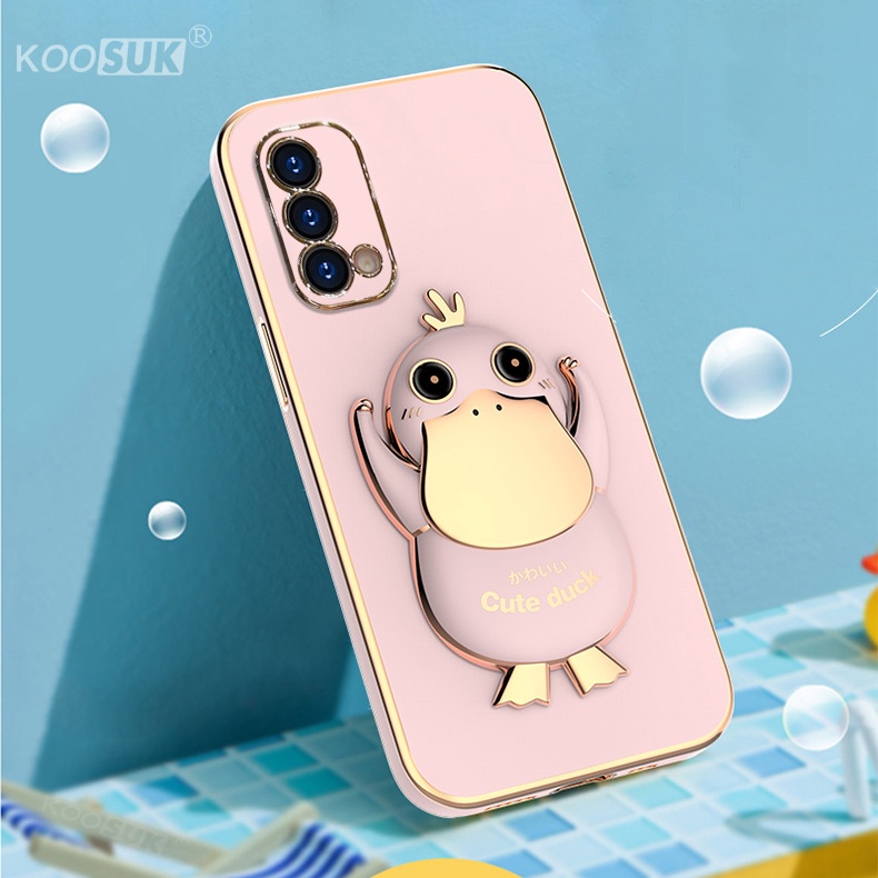 Ốp Điện Thoại Có Giá Đỡ Hình Vịt Cho Realme Q2 Q3 Q3S Pro GT NEO 2 3