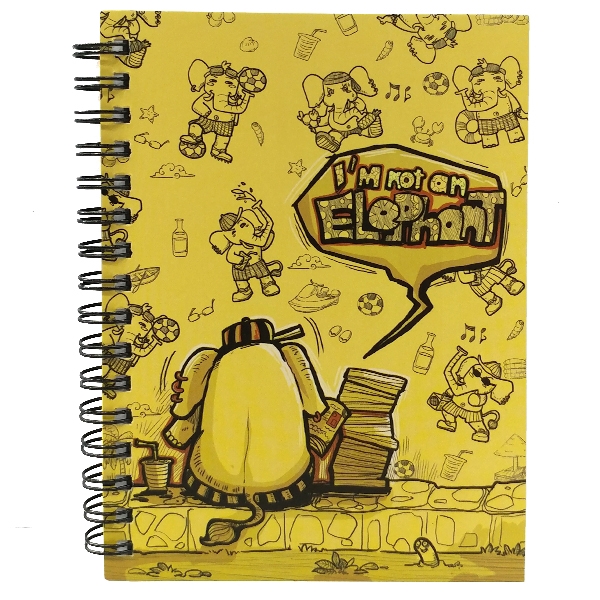 Sổ Lò Xo Animal Fun S - Mẫu 3 - I'm Not A Elephant - Khai Trí Stationery